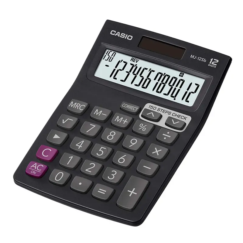 CASIO MJ12SB CHECK AND CORRECT CALCULATOR