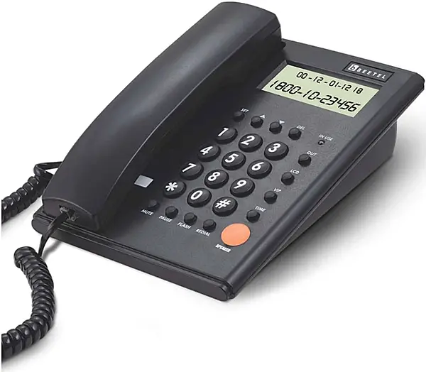 BEETEL M-500 LANDLINE PHONE (BLACK)