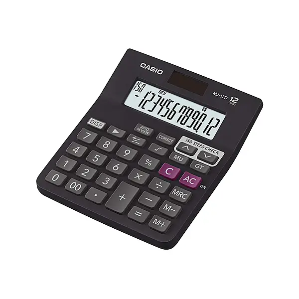 CASIO MJ12D CHECK AND CORRECT CALCULATOR