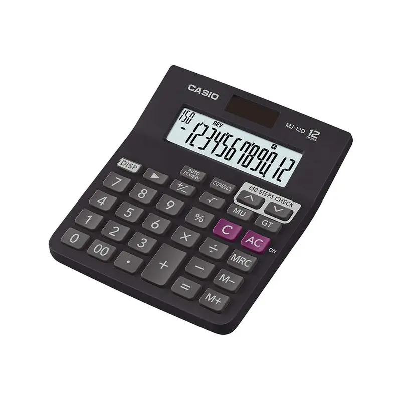 CASIO MJ12D CHECK AND CORRECT CALCULATOR